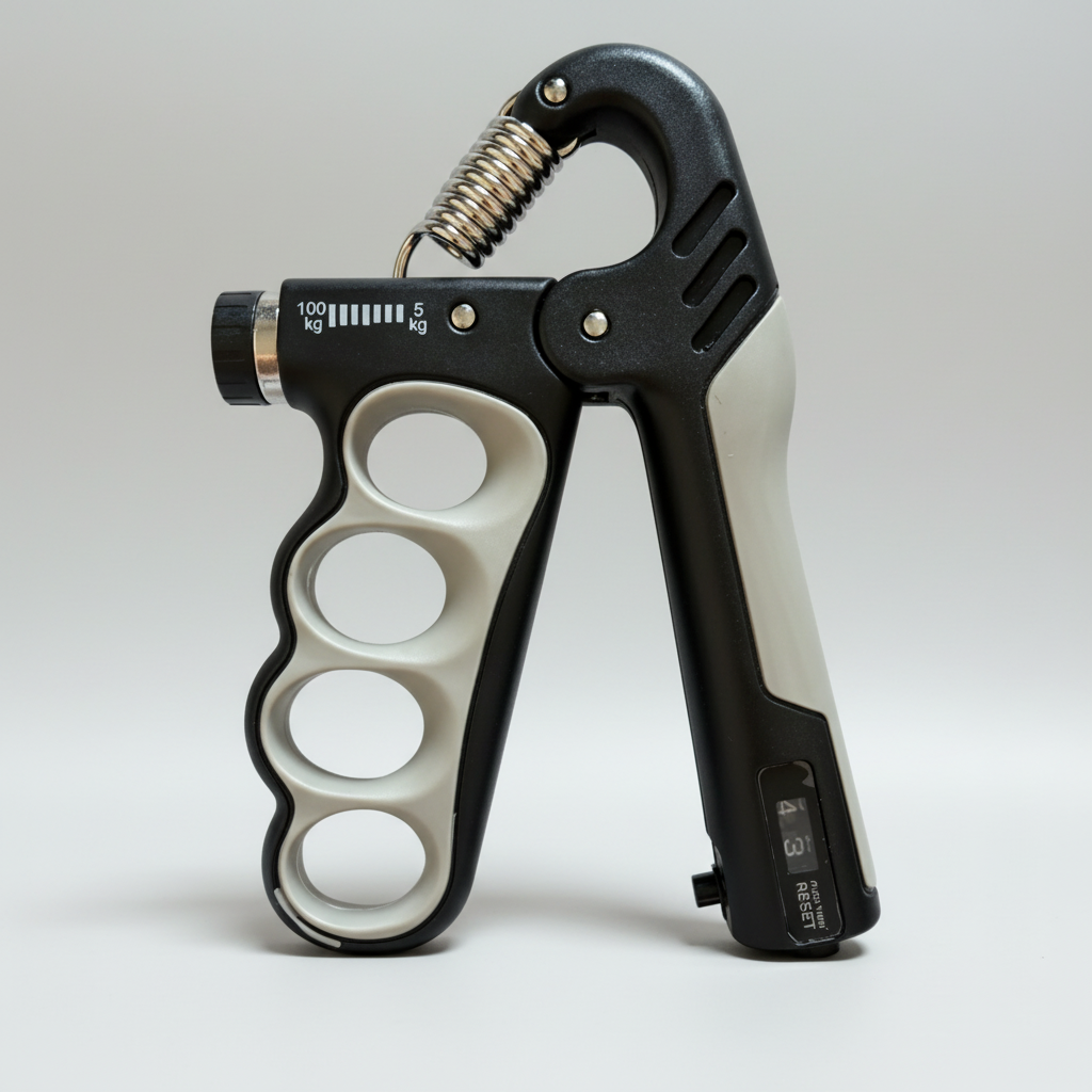 Hand Grip Strengthener and Strength Trainer with Digital Counter and Adjustable Resistance