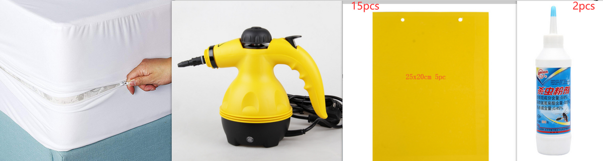 Handheld Portable Pressurized Steam Cleaner for Rug Carpet and Furniture with Attachments