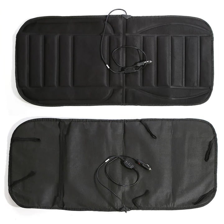Heated Car Seat Cover and Cushion with 12v Power Adapter and Wired Remote Control