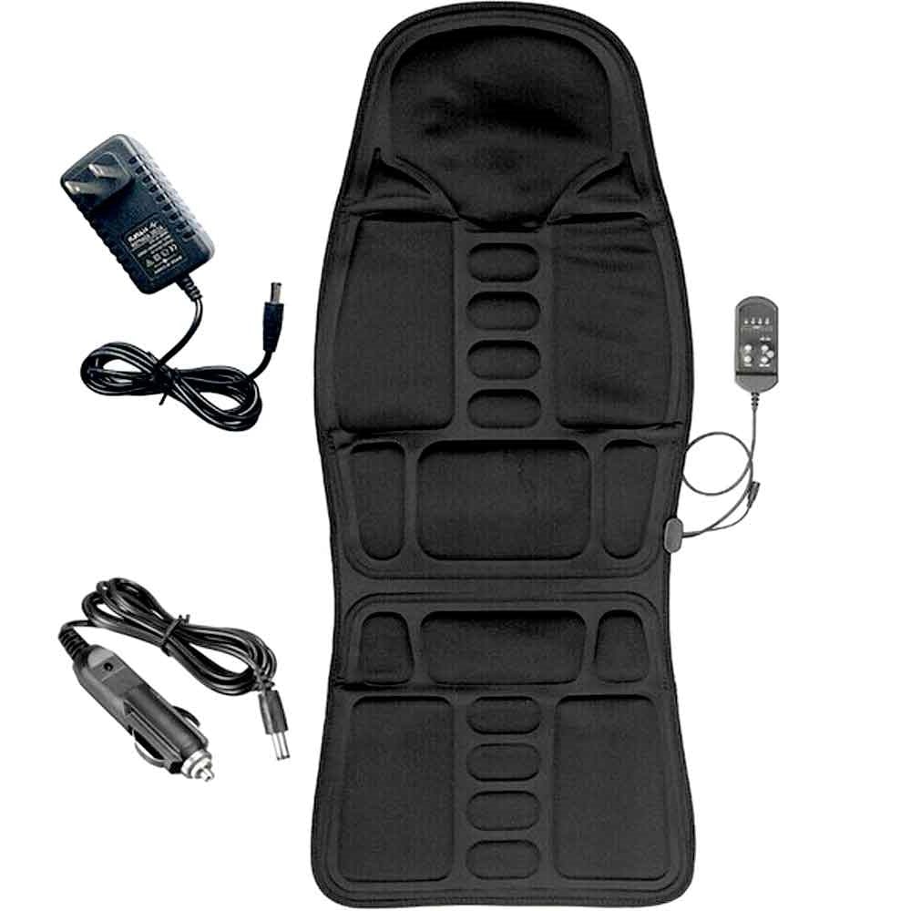 Heated Massage Seat Cushion for Desk Chair and Car with Shiatsu Vibration and Remote Control
