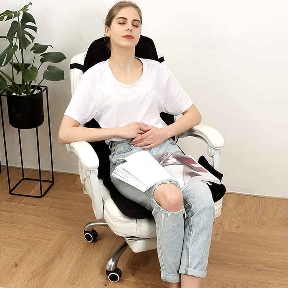 Heated Massage Seat Cushion for Desk Chair and Car with Shiatsu Vibration and Remote Control