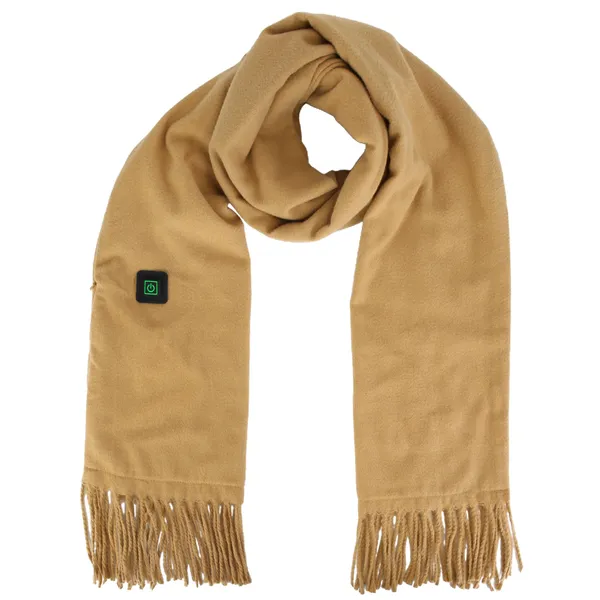 Heated Scarf and Neck Wrap with USB Power Fleece Fabric Three Temperature Settings Wool