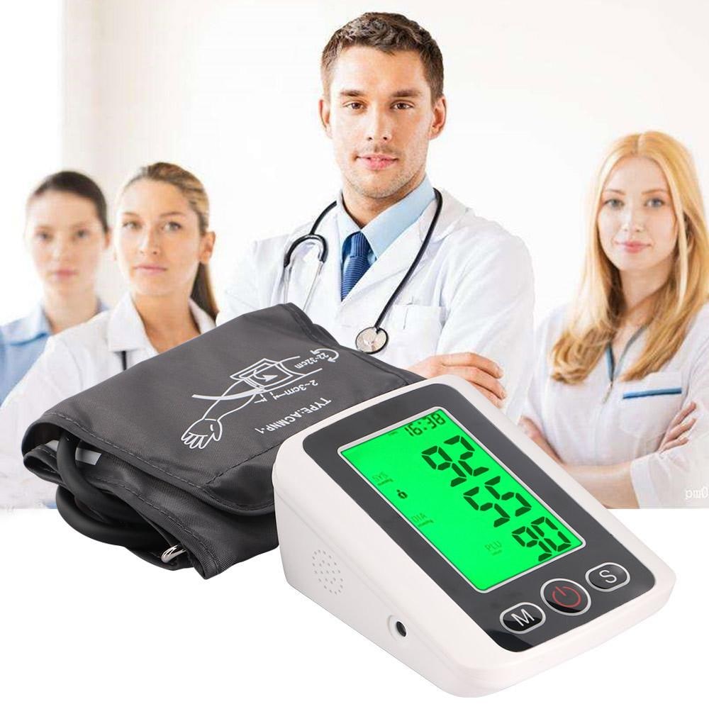 Home Automatic Blood Pressure Monitor with Large Lcd Screen and Upper Arm Cuff