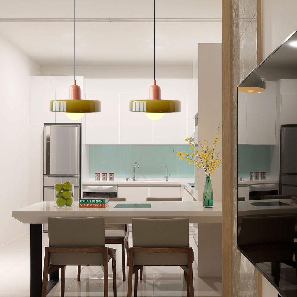 Modern Decorative Pendant Light Coloured Ceiling Hanging Lamp