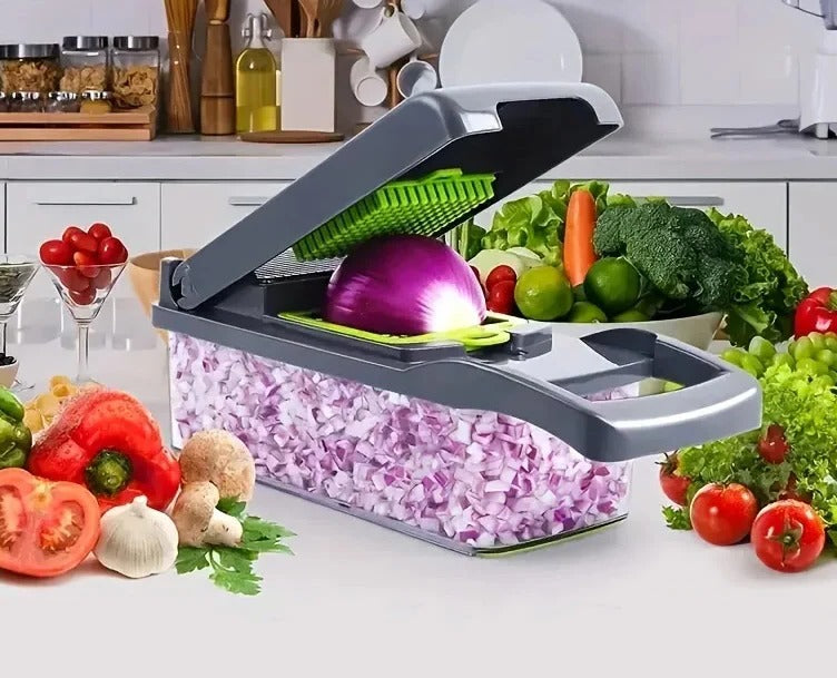 4-in-1 Vegetable Chopper with Slicer and Grater