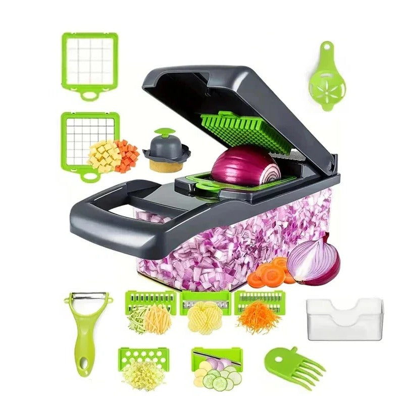 4-in-1 Vegetable Chopper with Slicer and Grater
