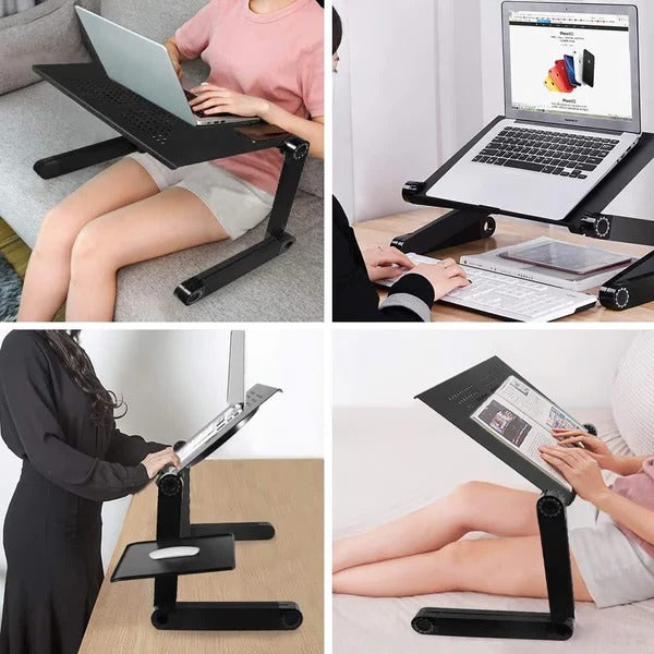 Height Adjustable Laptop Stand with Rotating Legs