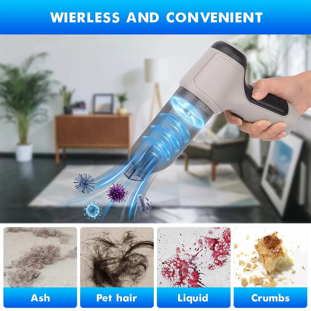 Compact Pet Hair Vacuum with Powerful Suction