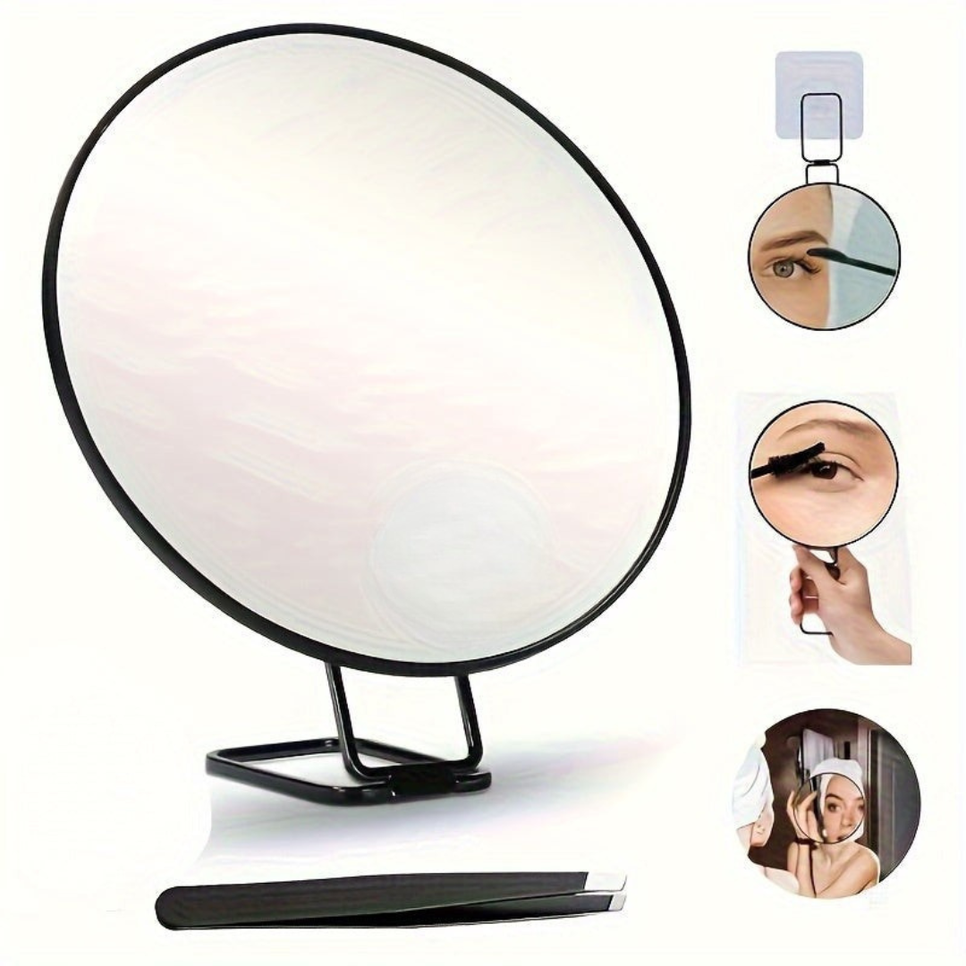 Makeup Magnifying Mirror Portable Suction & Stand Design