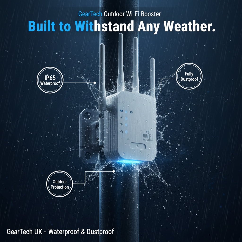 High‑Speed WiFi Signal Booster up to 1200Mbps