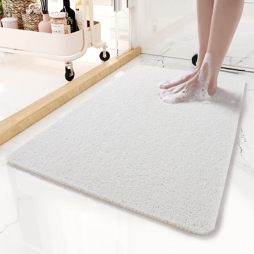 Anti-Slip Shower Mat Quick-Drain Bathroom Floor Mat