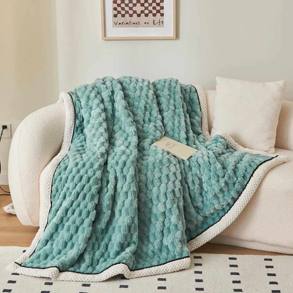 Cloud Cuddle Blanket Bubble‑Textured Cosy Throw