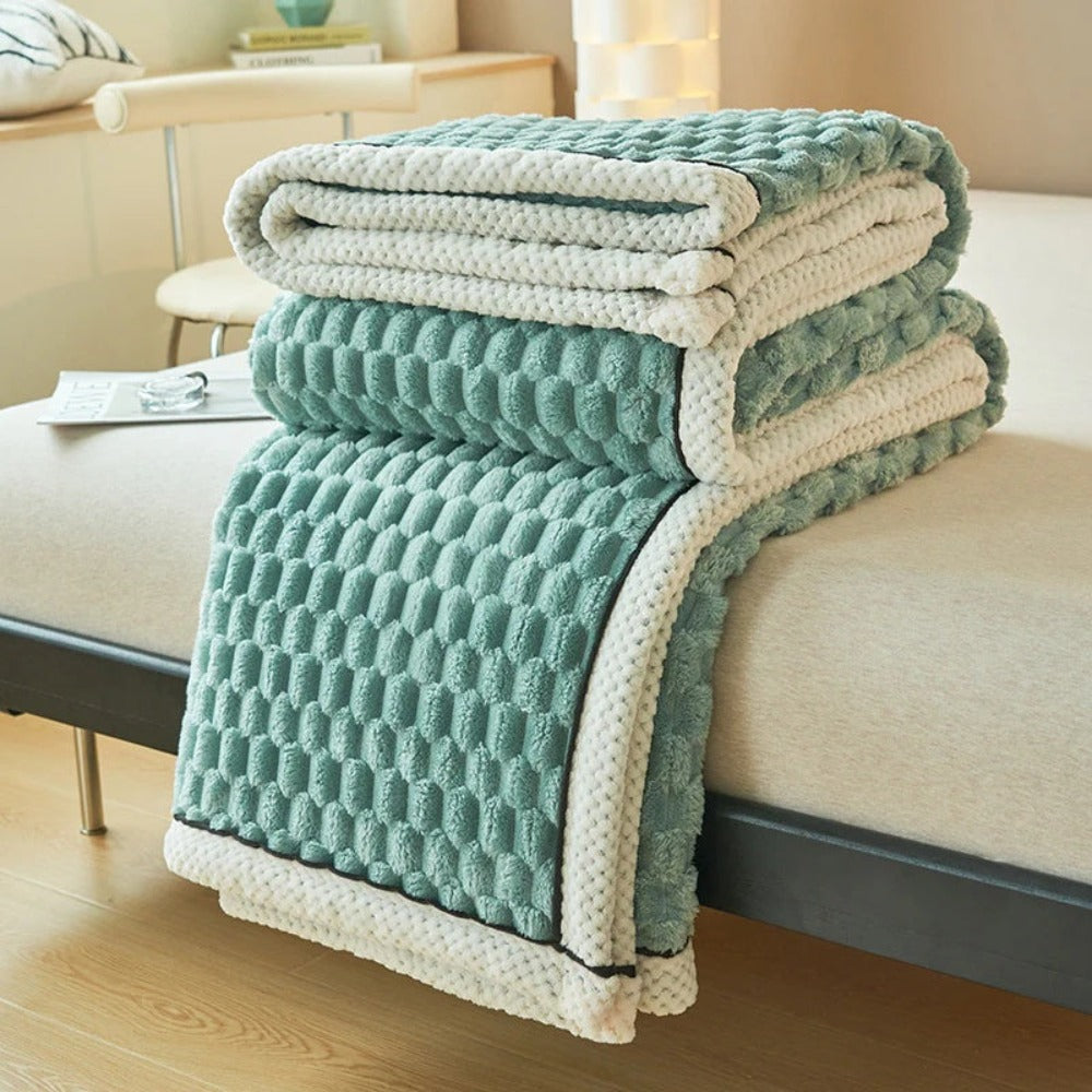 Cloud Cuddle Blanket Bubble‑Textured Cosy Throw