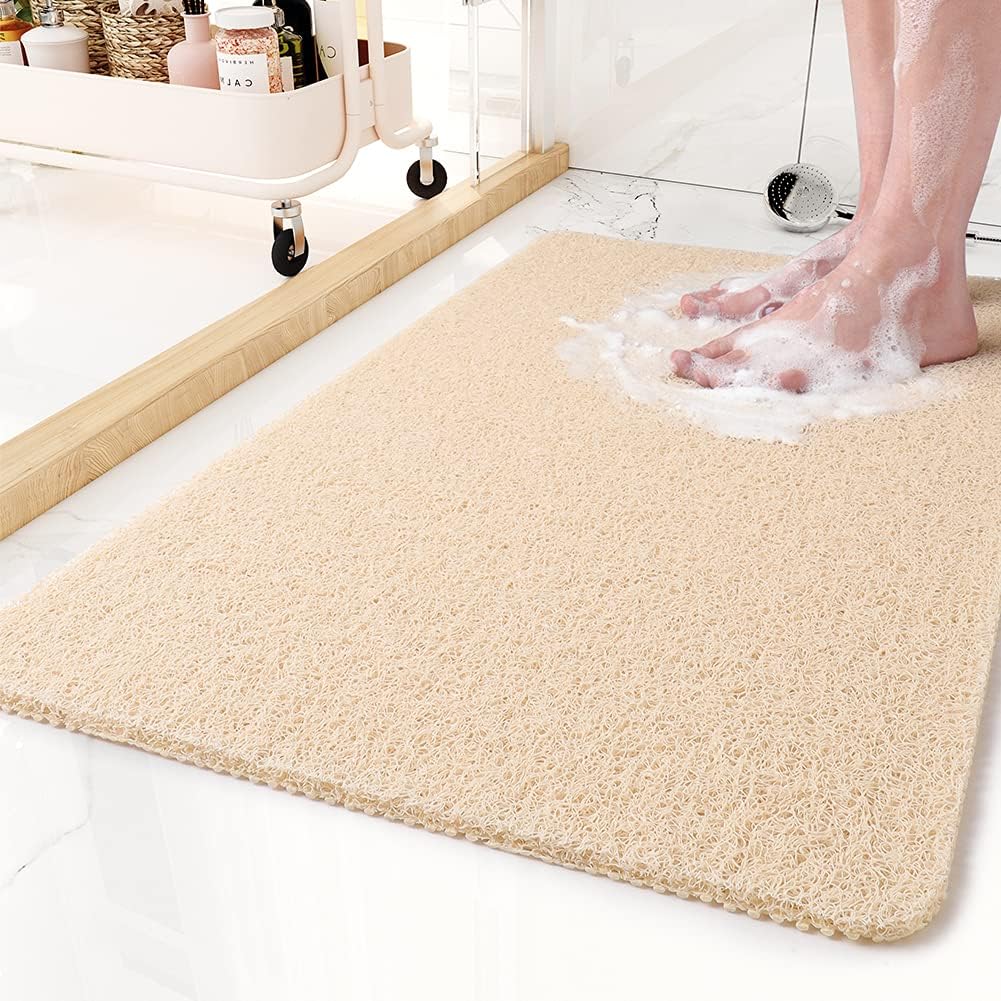 Non‑Slip Safe Shower Mat with Drainage