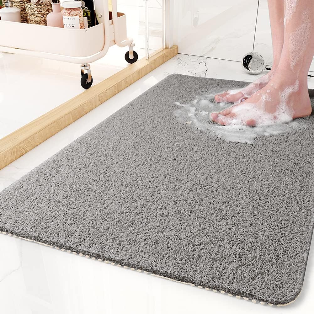 Non‑Slip Safe Shower Mat with Drainage