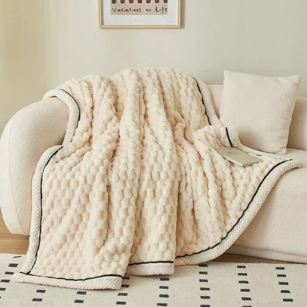 Cloud Cuddle Blanket Bubble‑Textured Cosy Throw