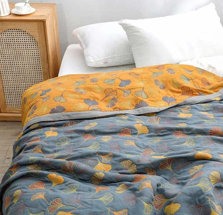 Decorative Nature‑Inspired Throw Blanket for Home