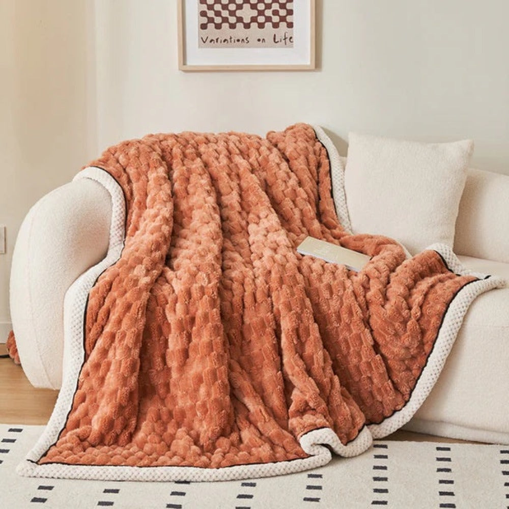 Cloud Cuddle Blanket Bubble‑Textured Cosy Throw