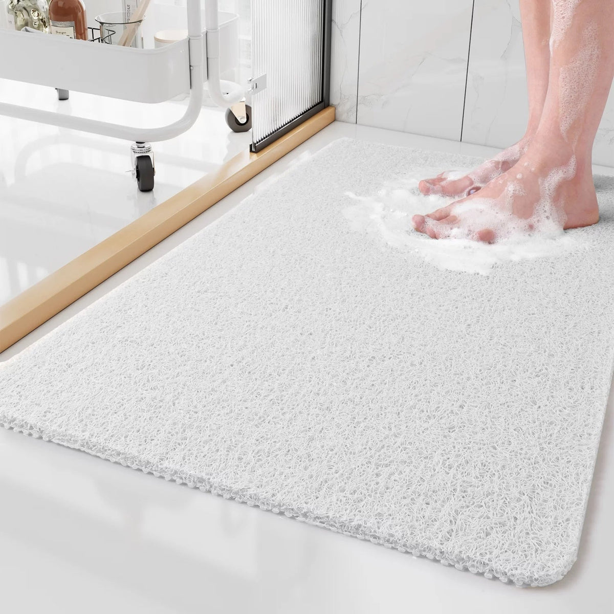 Non‑Slip Safe Shower Mat with Drainage