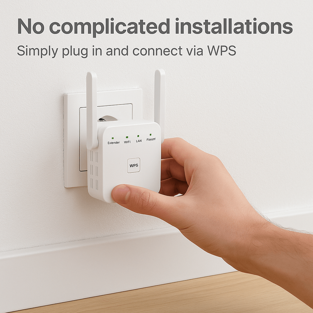 Home WiFi Range Extender Dual-Band Signal Booster