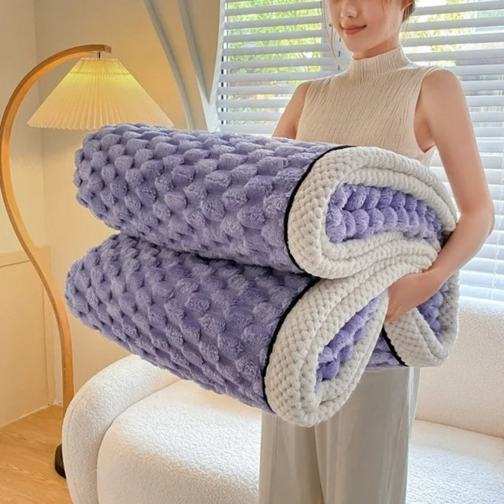 Cloud Cuddle Blanket Bubble‑Textured Cosy Throw