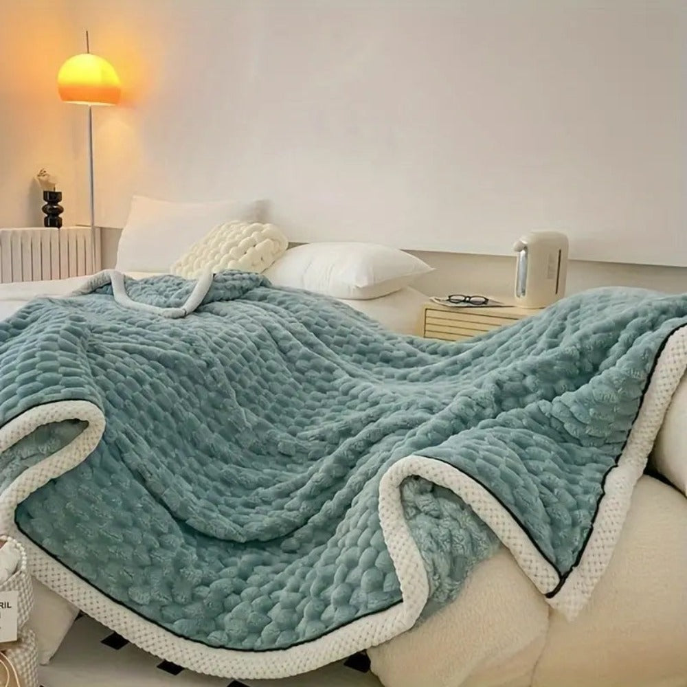 Cloud Cuddle Blanket Bubble‑Textured Cosy Throw