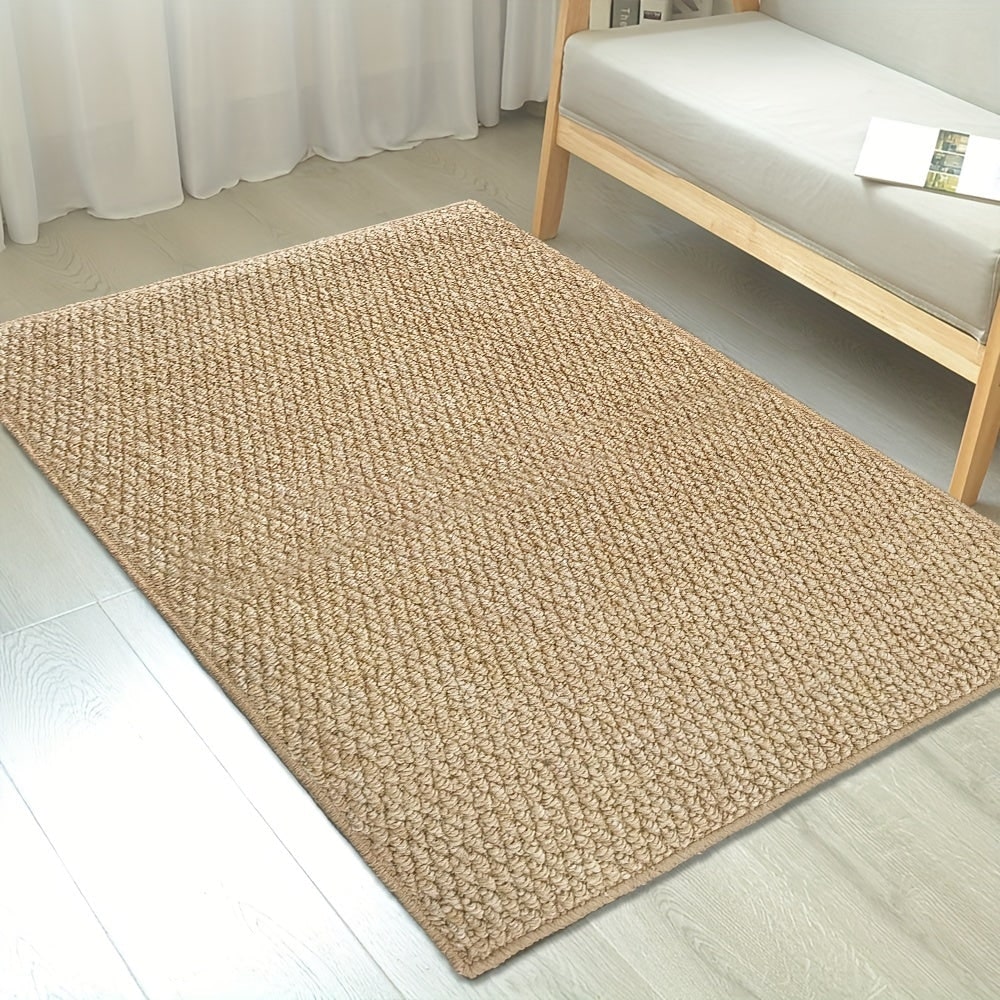 Indoor Doormat for Entryway with Absorbent Woven Texture and Non-Slip Backing Front Door Rug