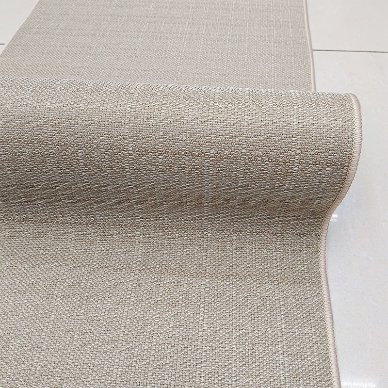 Indoor Doormat with Textured Woven Surface and Rounded Corners for Entryway Rugs