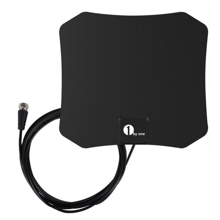 Indoor TV Antenna Digital Hdtv Flat Coaxial Cable Wall Mount Stick
