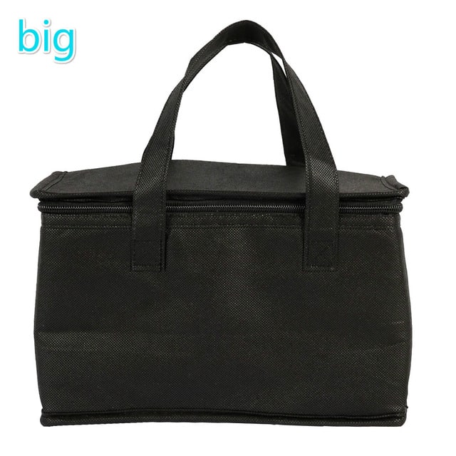 Insulated Lunch Bag Cooler with Thermal Box Zippered Tote Carrier with Dual Handles