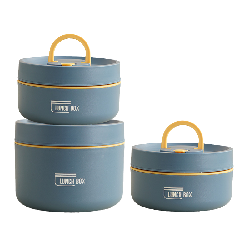 Insulated Stainless Steel Bento Box Stackable Lunch Container with Thermal Storage