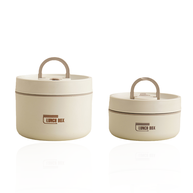Insulated Stainless Steel Bento Box Stackable Lunch Container with Thermal Storage