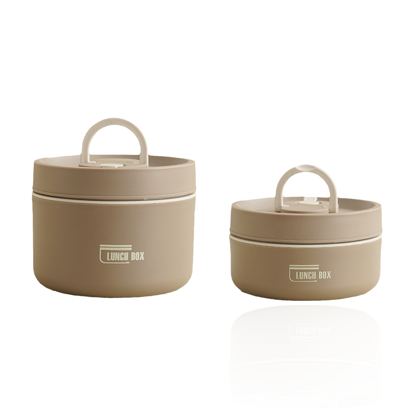 Insulated Stainless Steel Bento Box Stackable Lunch Container with Thermal Storage