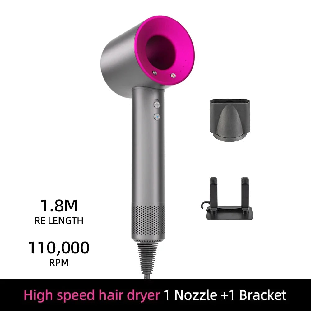 Ionic High Speed Hair Dryer with Magnetic and Wall Mount Diffuser