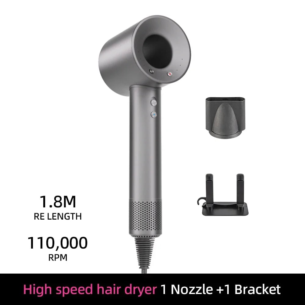 Ionic High Speed Hair Dryer with Magnetic and Wall Mount Diffuser