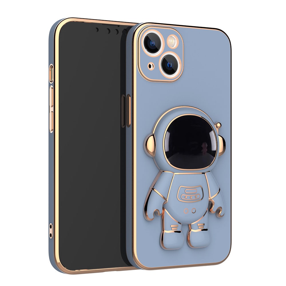 Iphone Case with Strap and Wallet 3D Astronaut Design with Kickstand Luxury