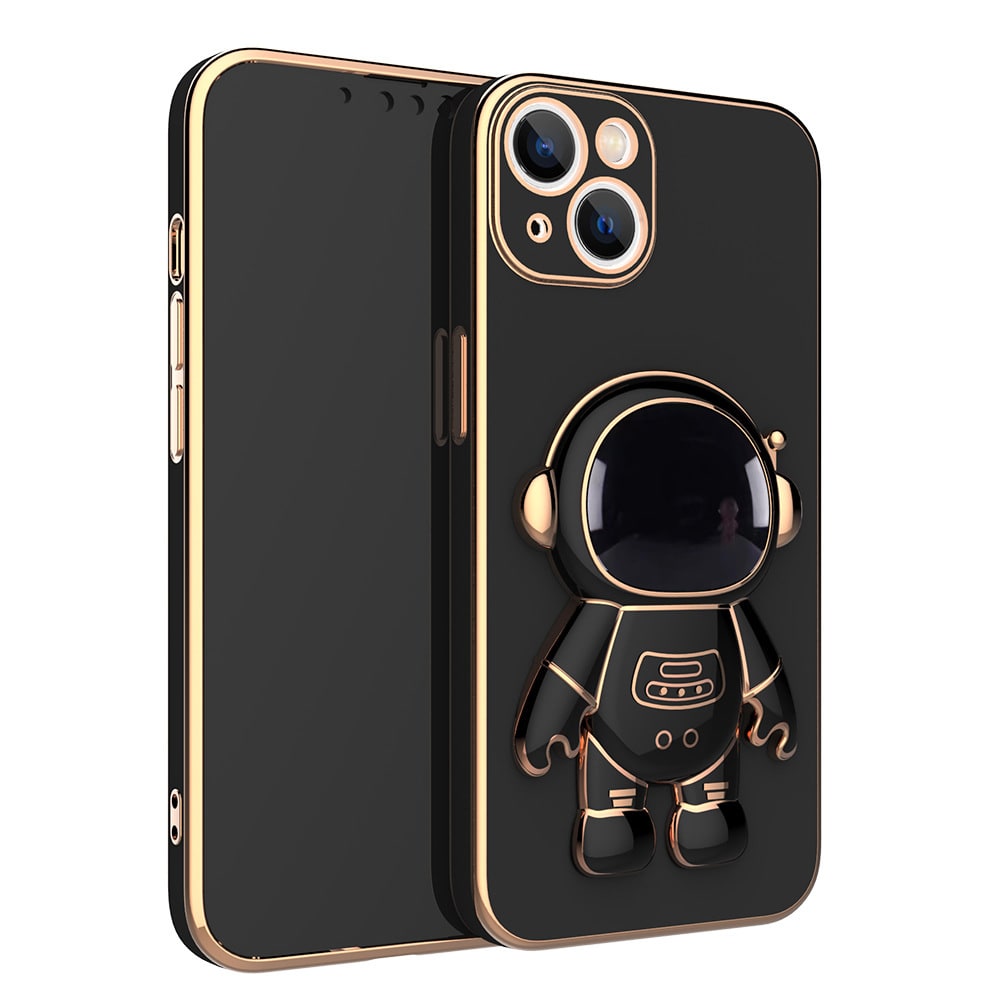 Iphone Case with Strap and Wallet 3D Astronaut Design with Kickstand Luxury