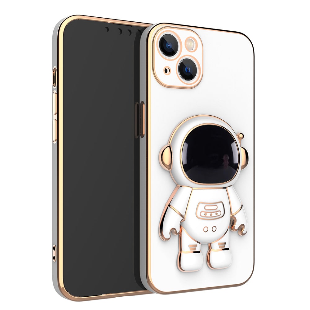 Iphone Case with Strap and Wallet 3D Astronaut Design with Kickstand Luxury
