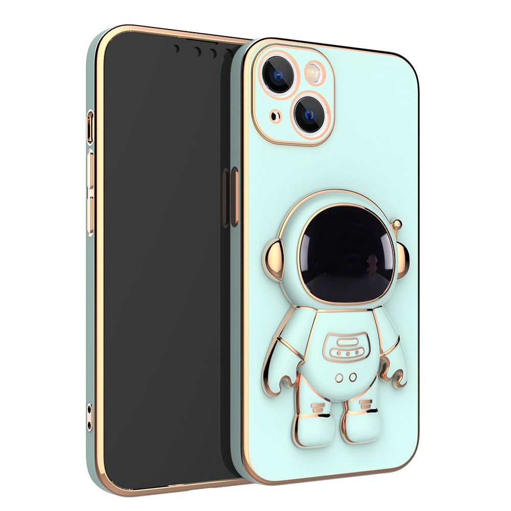 Iphone Case with Strap and Wallet 3D Astronaut Design with Kickstand Luxury