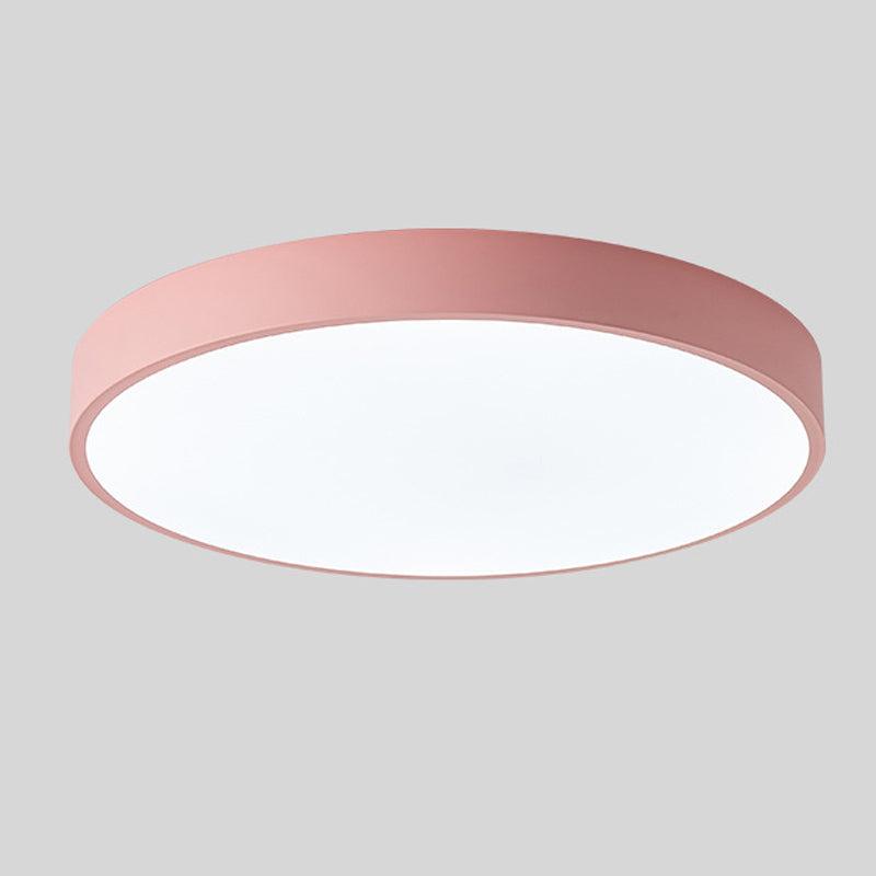 Slim Round Ceiling Light Modern Minimal Glow for Home Spaces