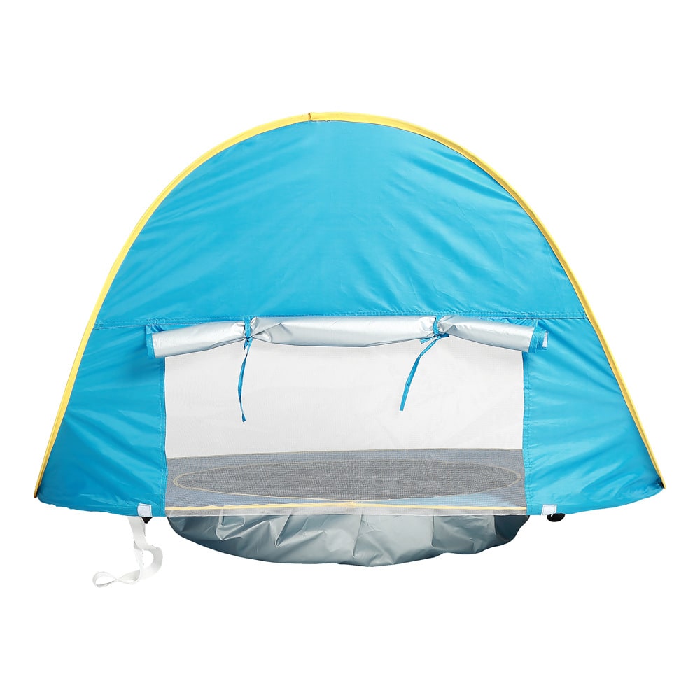 Kids' Beach Tent with Pop Up Sun Shade for Waterproof Dome Shelter with Built-In Pool
