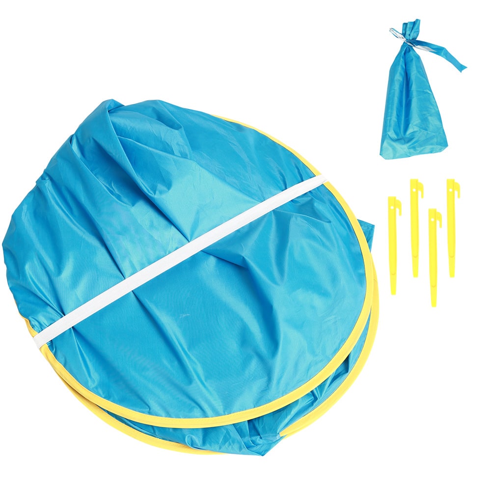 Kids' Beach Tent with Pop Up Sun Shade for Waterproof Dome Shelter with Built-In Pool