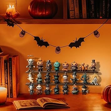 Kids' Halloween Advent Calendar Countdown with Spooky Miniature Figurines