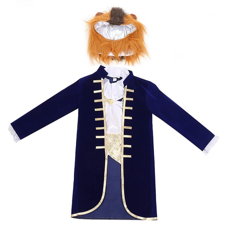Kids' Halloween Animal Costume Plush Dinosaur Vampire Dress Up with Hood