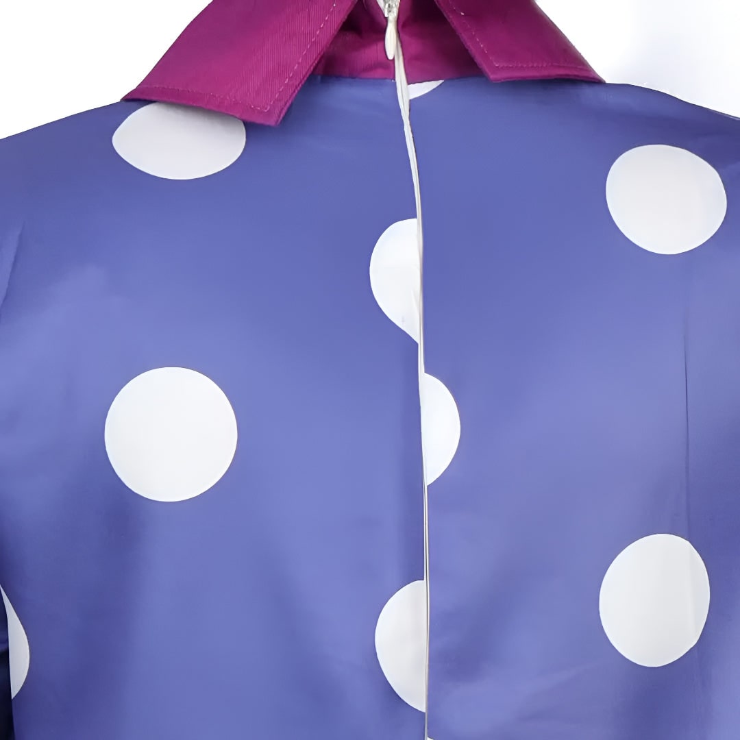 Kids' Halloween Cosplay Costume Polka Dot Dress with and Tights for Party and Themed Events