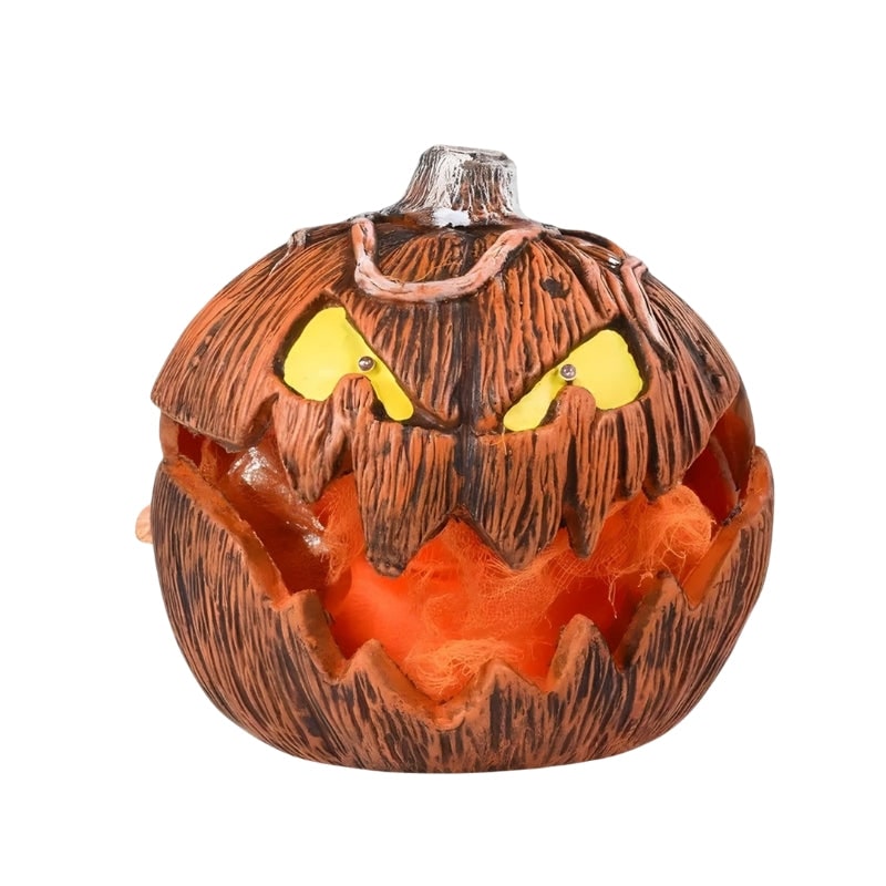Kids' Halloween Jack O Lantern LED Pumpkin Pop-Up Decoration with Glowing Eyes for Indoor Outdoor Party