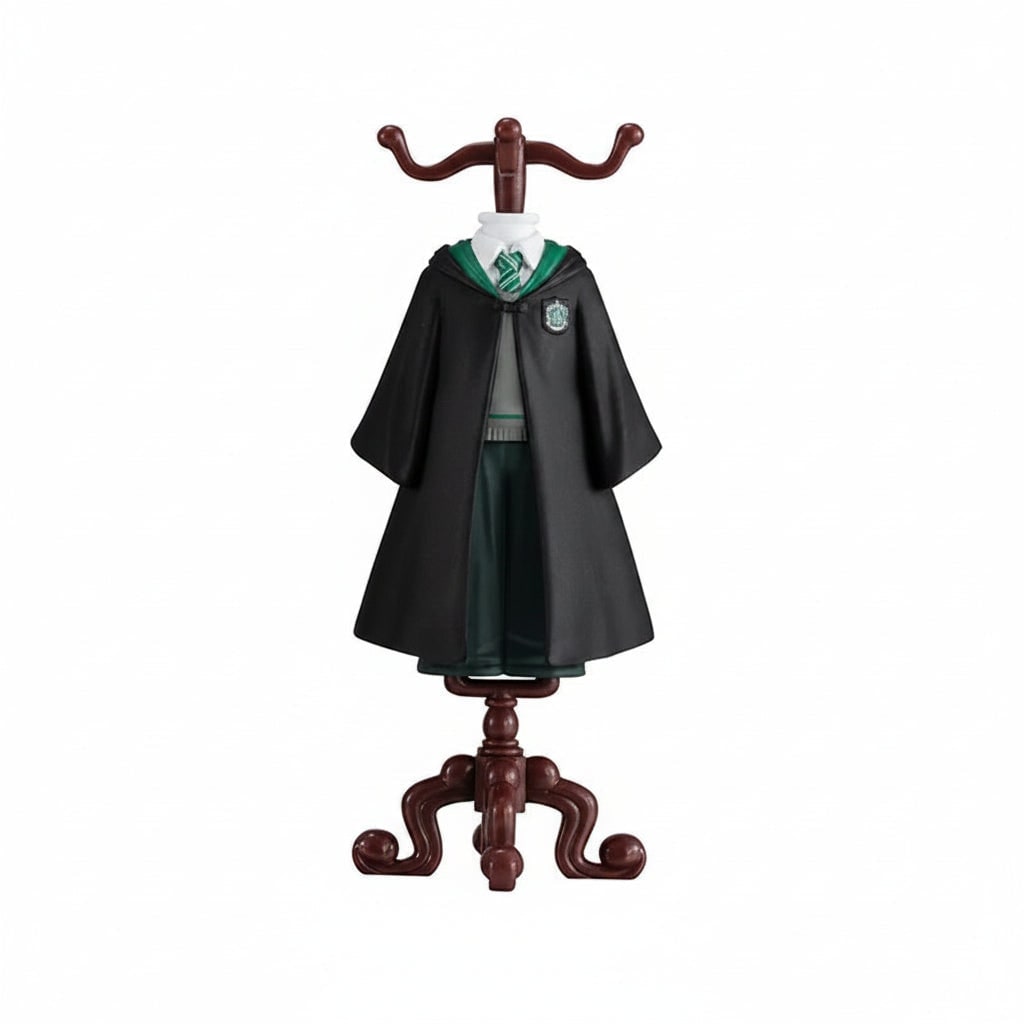 Kids' Halloween Wizard Collectible Figurine with School Uniform Robe and Display Stand