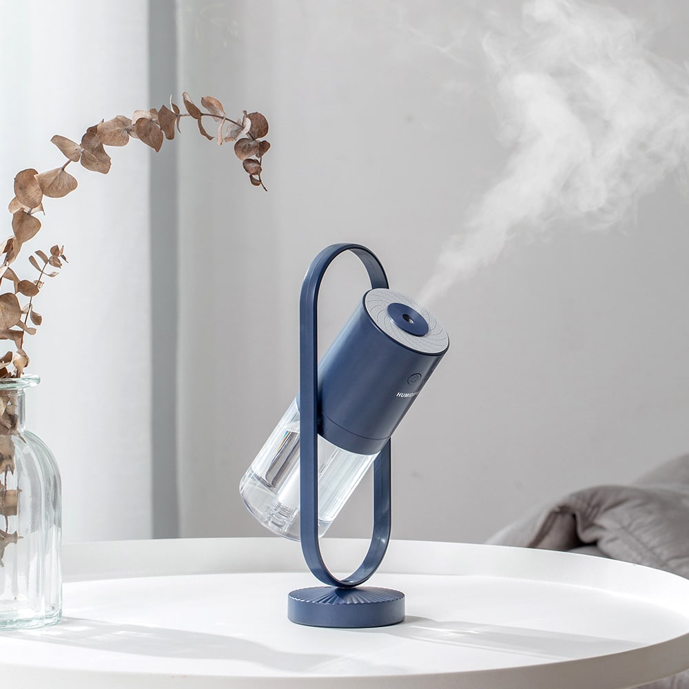 Kids' Mini Ultrasonic Humidifier with LED Projection Night Light and Portable Mist Maker