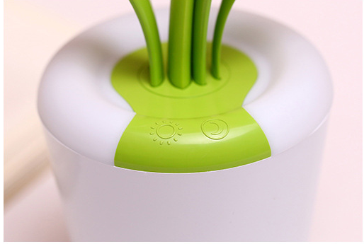 Kids' Plant Desk Lamp with LED Light Flexible Gooseneck Rechargeable Battery and USB Charging