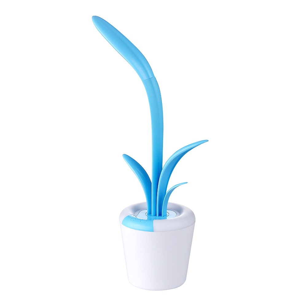 Kids' Plant Desk Lamp with LED Light Flexible Gooseneck Rechargeable Battery and USB Charging